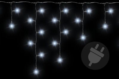 Lampki światełka deszcz 144 led zimny biały – 5 m
