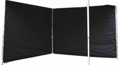 Komplet dwóch ścian do pawilonu PROFI - czarny