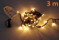 Diled łańcuch oświetleniowy - 40 LED ciepły biały + zasilanie