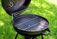 Grill BBQ okrągły ogrodowy na węgiel drzewny