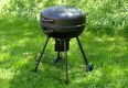 Grill BBQ okrągły ogrodowy na węgiel drzewny