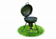 Grill BBQ okrągły ogrodowy na węgiel drzewny