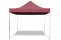 Pawilon ogrodowy rozkładany 3 x 3 m - winny, 4 ściany