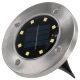 Lampa solarna Garth wbudowana ogrodowa 8 x LED