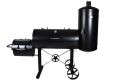 Grill ogrodowy XXL lokomotywa z oddzielną wędzarnią