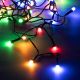Lampki świąteczne 100 MAXI LED kolorowe zewnętrzne - 10m