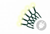 Świąteczne LED oświetlenie - 20 m, 200 MAXI LED, ciepła biel