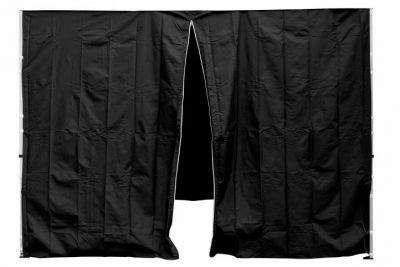 Komplet dwóch ścian do pawilonu PROFI - czarny