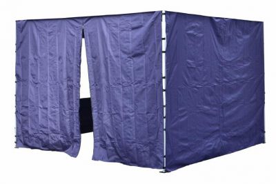 Komplet dwóch ścian do pawilonu PROFI - niebieski