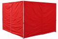 Komplet dwóch ścian do pawilonu PROFI - czerwony