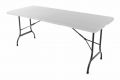 Komplet składany stół ogrodowy campingowy Garth 183 cm + 2 składane ławki