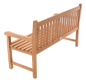 Ławka ogrodowa 3-osobowa drewniana 150 cm