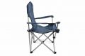 Składane krzesło na camping DIVERO XL -granatowe