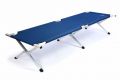 Łóżko polowe składane aluminiowe DIVERO 210 x 64 x 42 cm ciemnoniebieskie