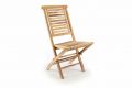 Krzesło ogrodowe DIVERO drewniane składane