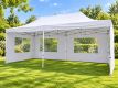 Pawilon ogrodowy rozkładany 3 x 6 m - biały
