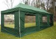 Pawilon ogrodowy rozkładany - zielony, 3 x 9 m