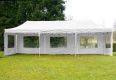 Pawilon ogrodowy rozkładany - biały, 3 x 9 m