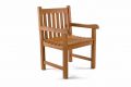 Ekskluzywne krzesło z drewna teakowego DIVERO