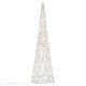 Świąteczna akrylowa piramida 90 cm - ciepła biel,do kontaktu