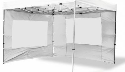 Komplet dwóch ścian do pawilonu PROFI - biały