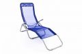Ogrodowy bujany leżak - 160 cm, niebieski