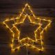 Świąteczna dekoracja LED w oknie - Gwiazda - 40 cm