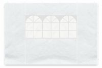 Komplet dwóch ścian do pawilonu - białe