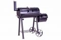 Grill ogrodowy z wędzarnią XL - 120 x 55 cm