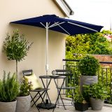 Półokrągły balkonowy parasol przeciwsłoneczny 2,7 m