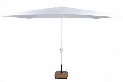 Parasol ogrodowy prostokątny biały 2 x 3 m