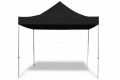 Pawilon ogrodowy PROFI rozkładany 3 x 3 m - czarny, 4 ściany