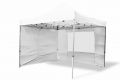 Pawilon ogrodowy PROFI rozkładany 3 x 3 m - biały, 4 ściany