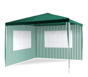 Pawilon ogrodowy 3 x 3 m + 2 ścianki boczne z oknami