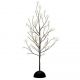 Dekoracyjne jasne drzewo LED z 32 diodami LED, 40 cm - czarn