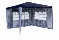 Pawilon ogrodowy - granatowy 3 x 3 m + 2 ściany boczne