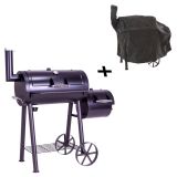 Grill ogrodowy z wędzarnią XL BBQ 2 z osłoną ochronną