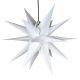 Dekoracja świąteczna - gwiazda 1 LED, 55 cm, biała