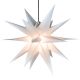 Dekoracja świąteczna - gwiazda 1 LED, 55 cm, biała