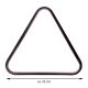 Trójkąt plastikowy czarny 57,2 mm