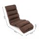 Leżak regulowany, brązowy