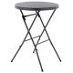 Składany wysoki stolik - szary 110 cm