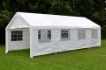 Duży namiot ogrodowy 32 m² – stalowe rurki, plandeka PE,4×8m