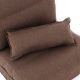 Materac siedziskowy, rozkładany  220 x 60 x 14 cm, brązowy