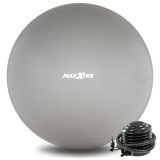 MAXXIVA Piłka gimnastyczna Ø 65 cm z pompką, srebrna