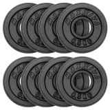 MAXXIVA Zestaw 8 obciążników hantli łącznie 4 kg, żeliwo