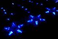 Lampki świąteczne 100 LED niebieskie gwiazdki