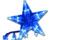 Lampki świąteczne 100 LED niebieskie gwiazdki