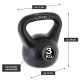 MAXXIVA Kettlebell, czarny, 3 kg