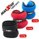 MAXXIVA Mankiety obciążające 2 x 0,5 kg, czarne